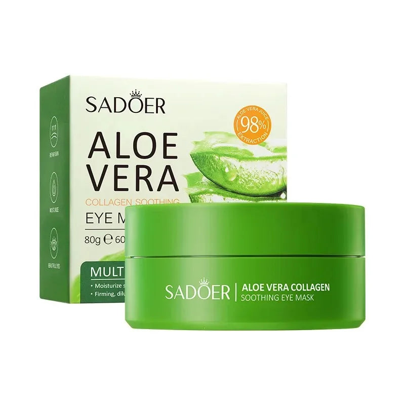 Máscara de Colágeno de Aloe Vera - Antiolheiras